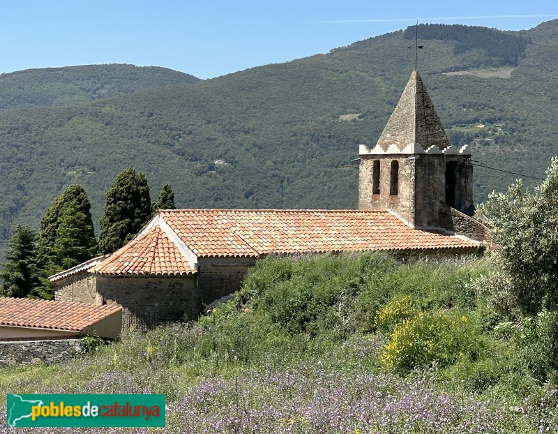 Fogars de Montclús - Església de Sant Esteve de la Costa