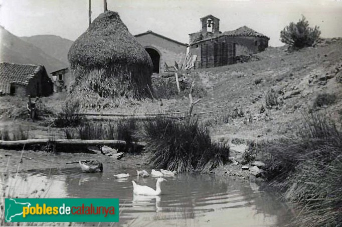 Montseny - Ermita de Santa Anastàsia. Postal antiga