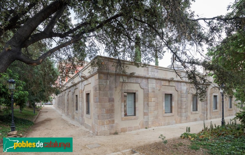 Barcelona - Parc de la Ciutadella - Palau del Governador. Façana posterior