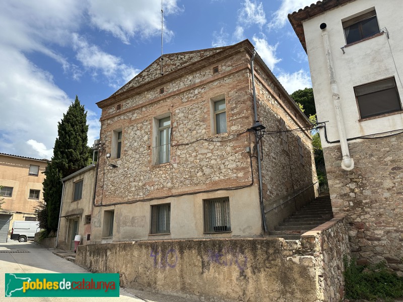 Bigues i Riells del Fai - Antic Ajuntament de Bigues. Façana posterior