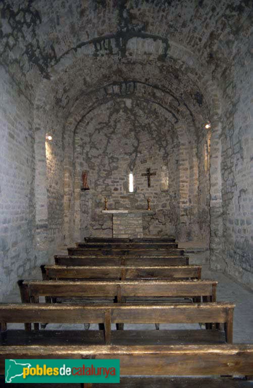 Tona - Església de Sant Miquel de Vilageliu. Interior