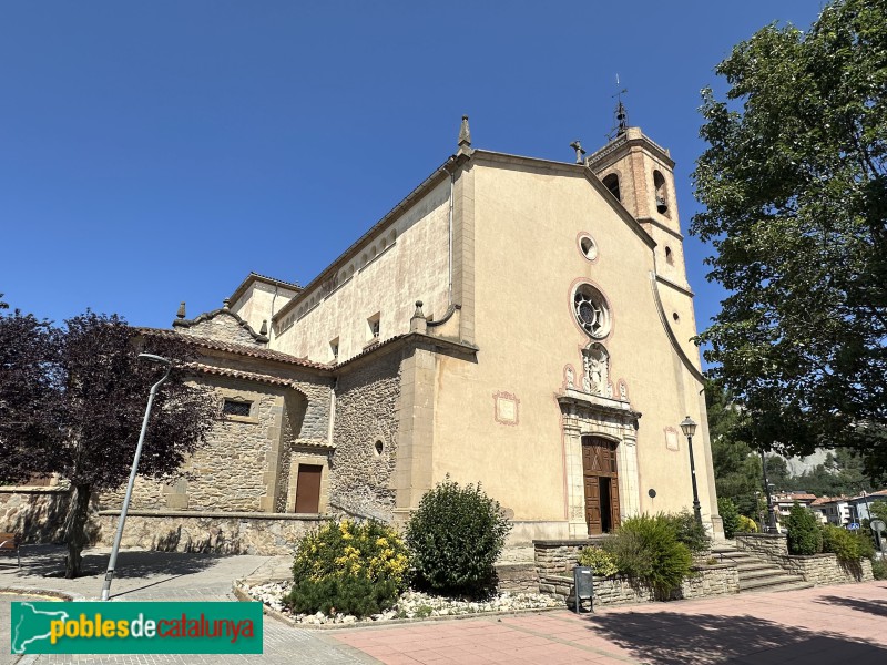 Tona - Església de Sant Andreu. Façana