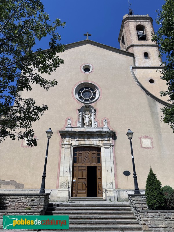 Tona - Església de Sant Andreu. Façana