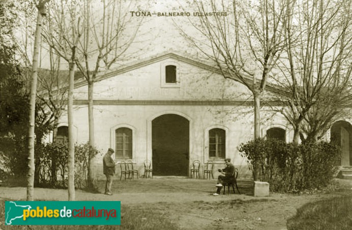 Tona - Balneari Ullastres. Postal antiga