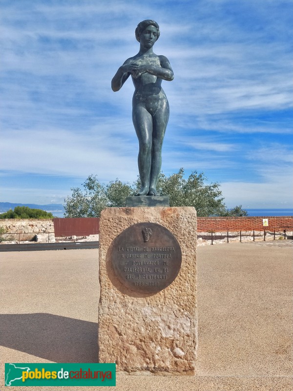 Barcelona - Monument a Gaspar de Portolà