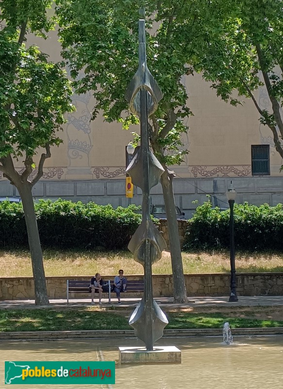 Barcelona - Escultura Homenatge al treball