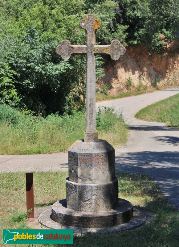 Bescanó - Creu dels carlins de Vilanna