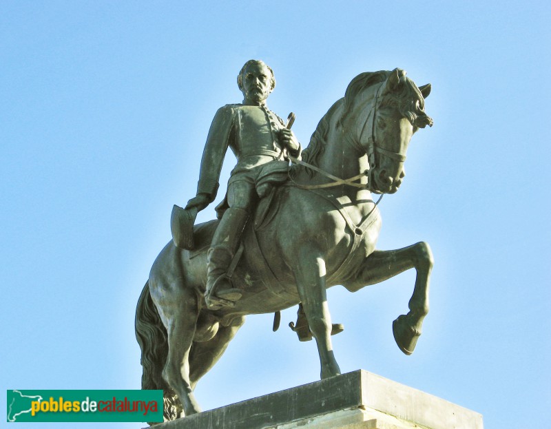 Barcelona - Parc de la Ciutadella - Monument a Prim