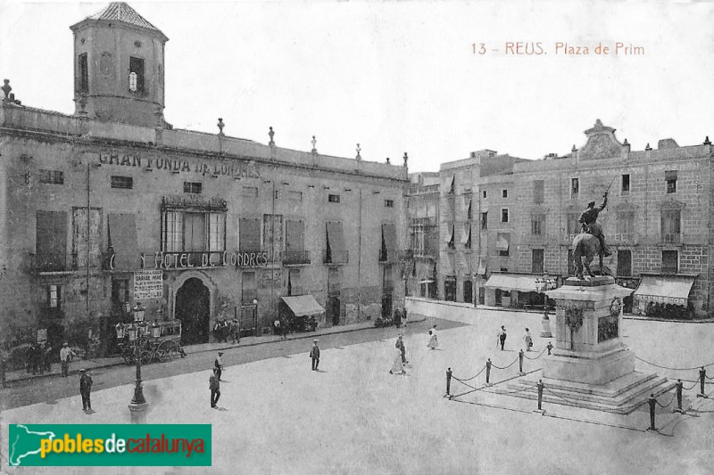 Reus - Palau Miró (Desaparegut). Postal antiga