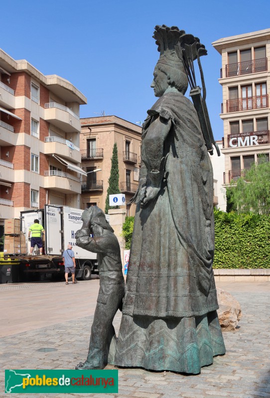 Reus - Escultura <i>El gegant indi</i>