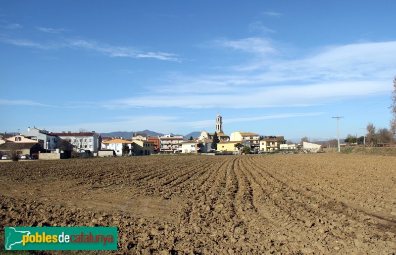 Panoràmica de Vilobí d'Onyar (Foto: Albert Esteves, 2012) Panoràmica de Vilobí d'Onyar