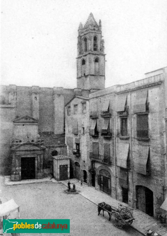 Reus - Torre del Cambrer (Castell). Postal de 1920