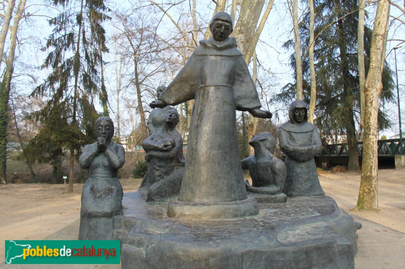 Santa Coloma de Farners - Monument a Sant Salvador d´Horta