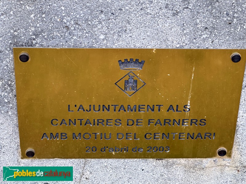 Santa Coloma de Farners - Monument als cantaires