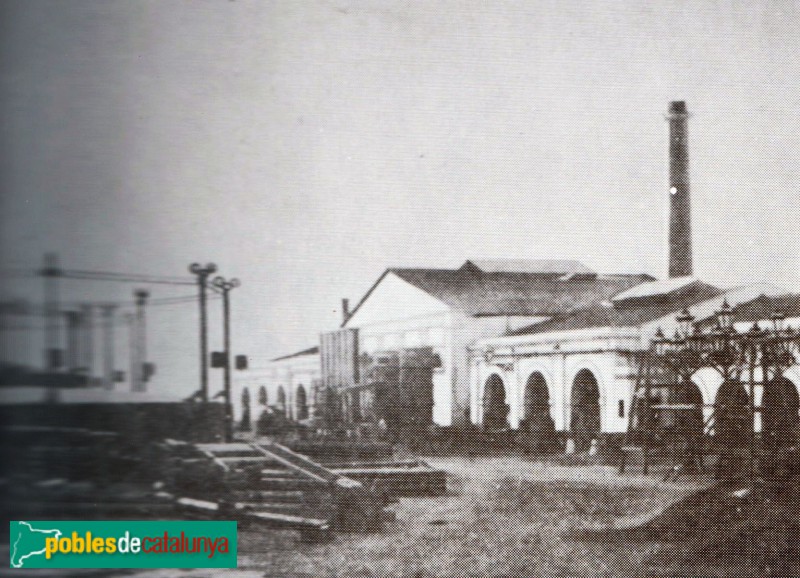 Reus - La fàbrica Gas Reusense el 1891