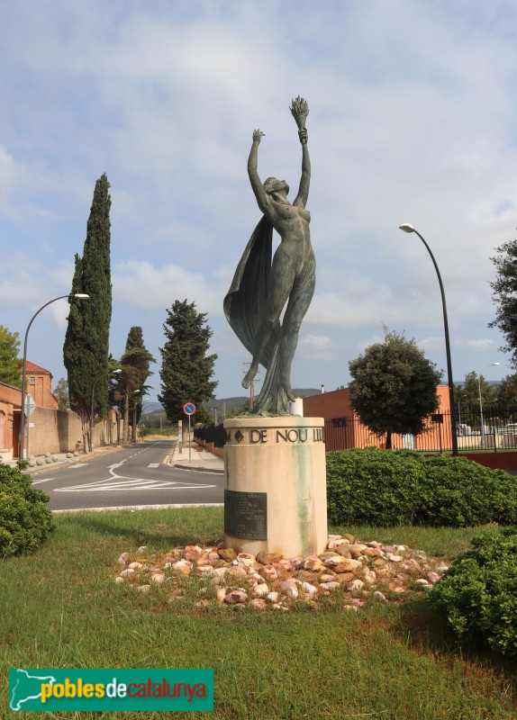 Reus - Escultura <i>La Flama</i>