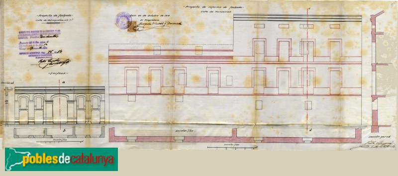 Reus - Antiga fàbrica Rius Gatell (Museu del Vermut). Plànol