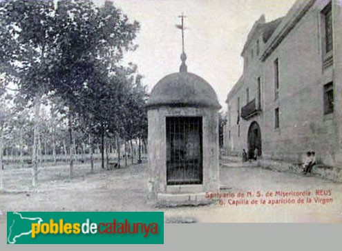 Reus - Capella de l'Aparició. Postal antiga