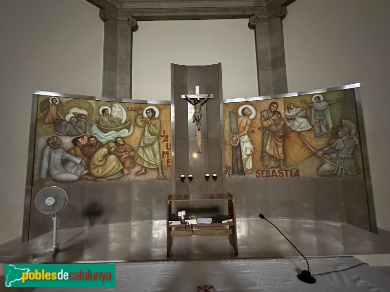 Riudoms - Església de Sant Jaume. Pintures de Llucià Navarro