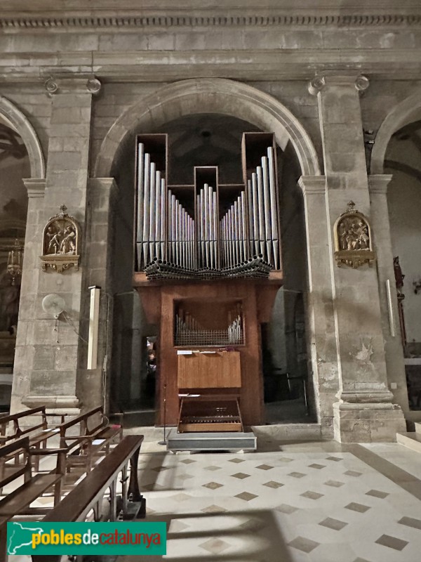 Riudoms - Església de Sant Jaume. Orgue