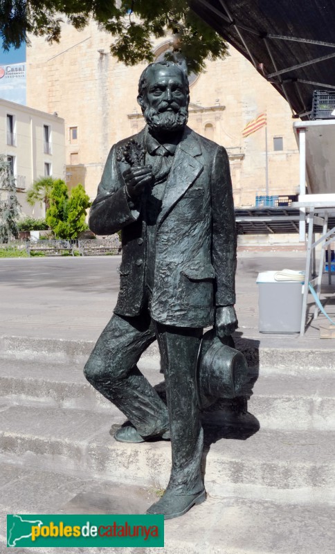 Riudoms - Escultura <i>Gaudí</i>