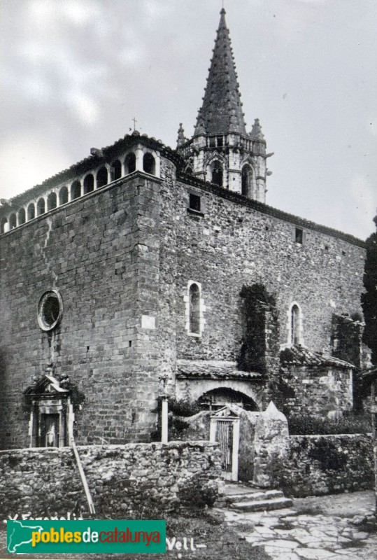 Sant Martí Vell - Església de Sant Martí. Fotografia antiga