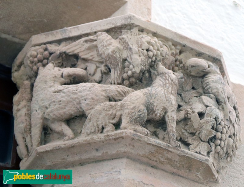 Sitges - Palau Maricel de Terra. Capitell de Pere Jou