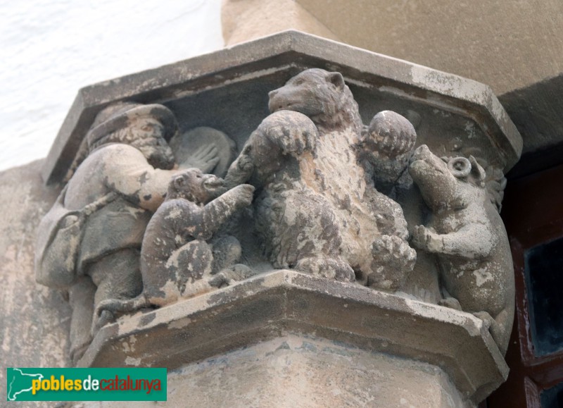 Sitges - Palau Maricel de Terra. Capitell de Pere Jou