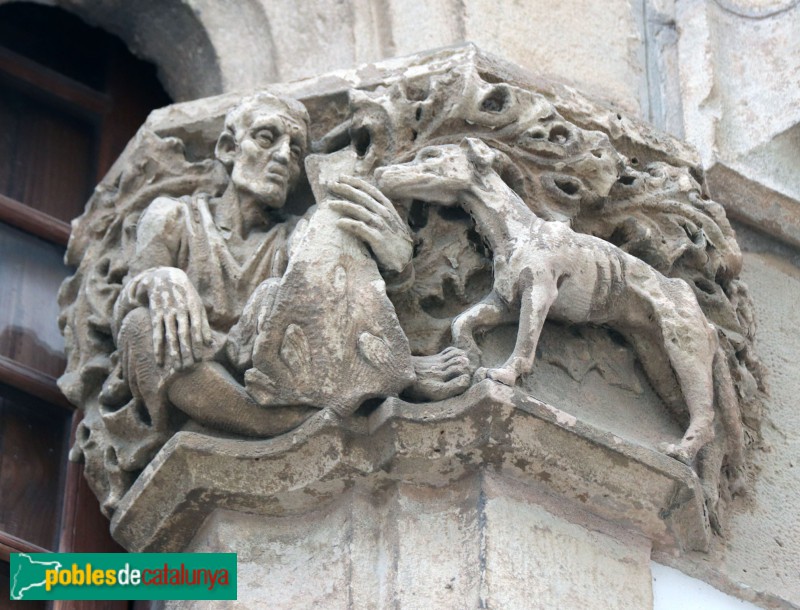 Sitges - Palau Maricel de Terra. Capitell de Pere Jou