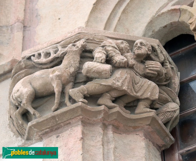 Sitges - Palau Maricel de Terra. Capitell de Pere Jou