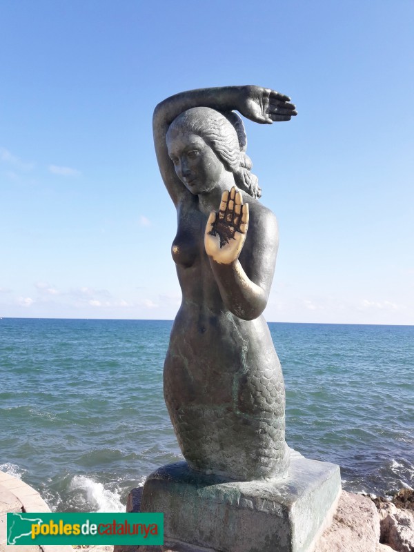 Sitges - Escultura <i>La Sirena</i>