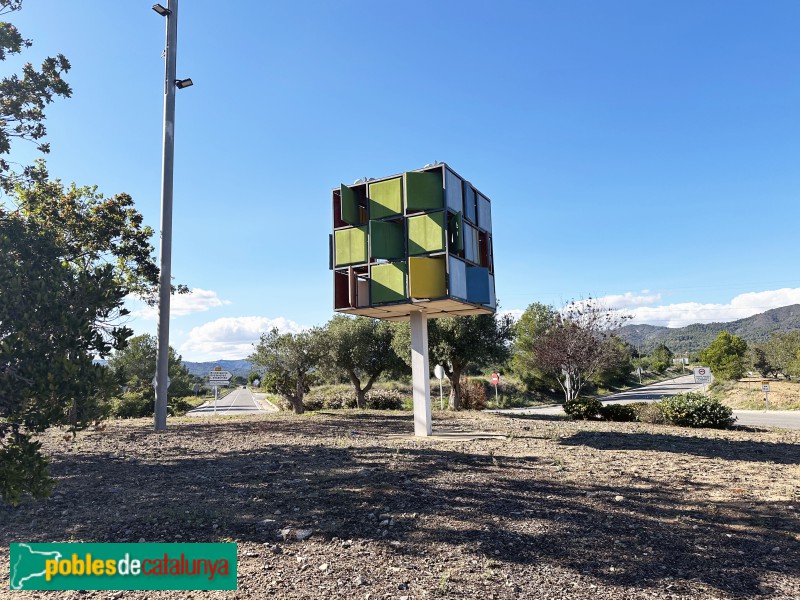 Botarell - Escultura <i>Cub de Rubik</i>