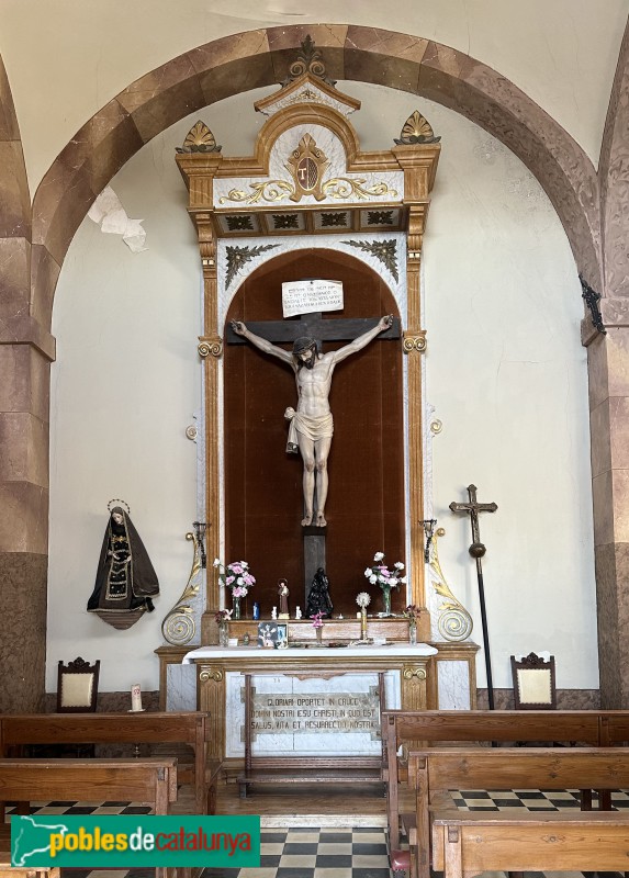 Tarragona - Cementiri. Interior de la capella