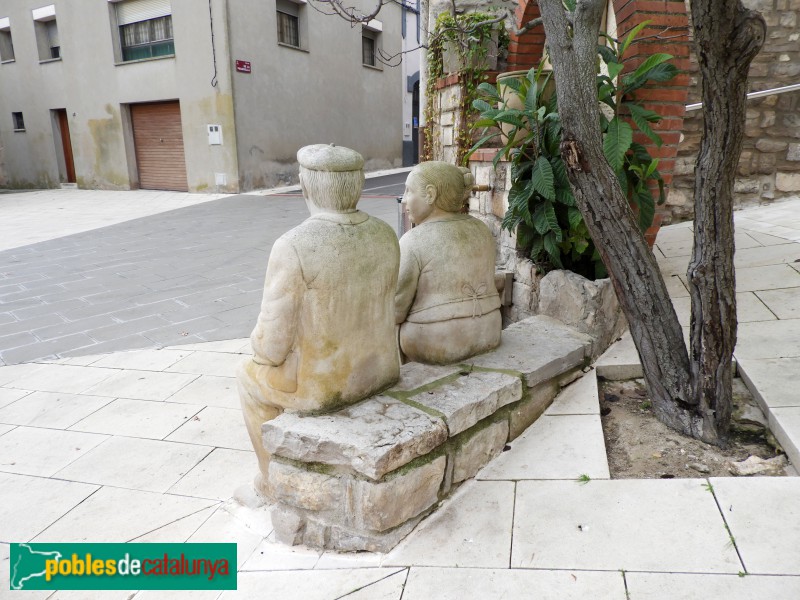 Montmaneu - Monument a la Vellesa