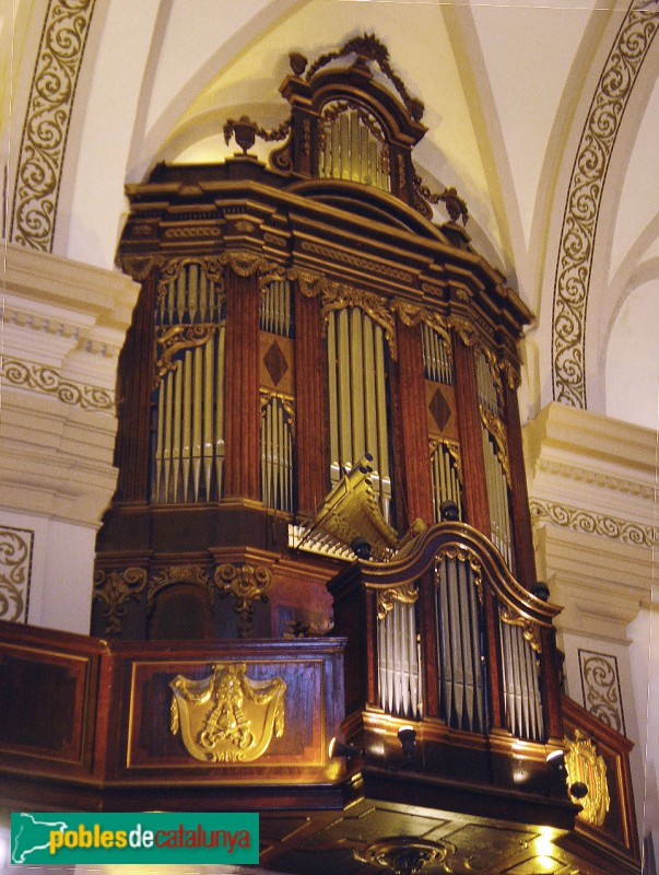 Montbrió del Camp - Església de Sant Pere. Orgue