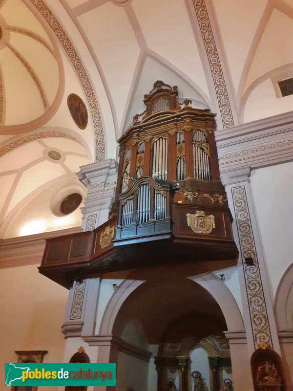 Montbrió del Camp - Església de Sant Pere. Orgue