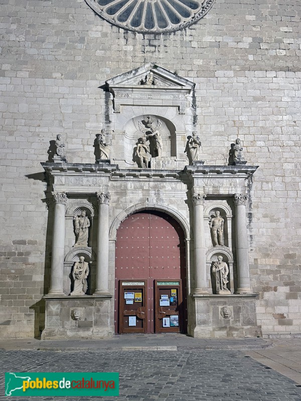 Valls - Església de Sant Joan Baptista. Portada