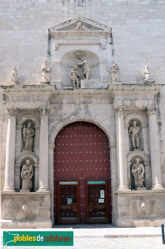 Valls - Església de Sant Joan Baptista. Portada