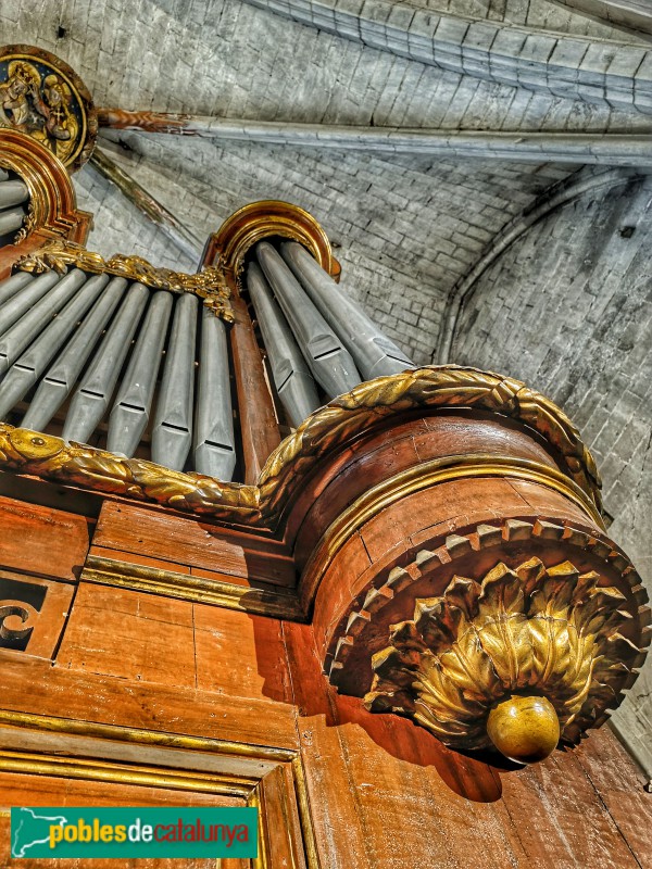 Castelló d'Empúries - Basílica de Santa Maria. Orgue