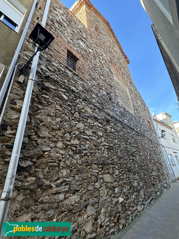 Almoster - Església de Sant Miquel. Mur posterior