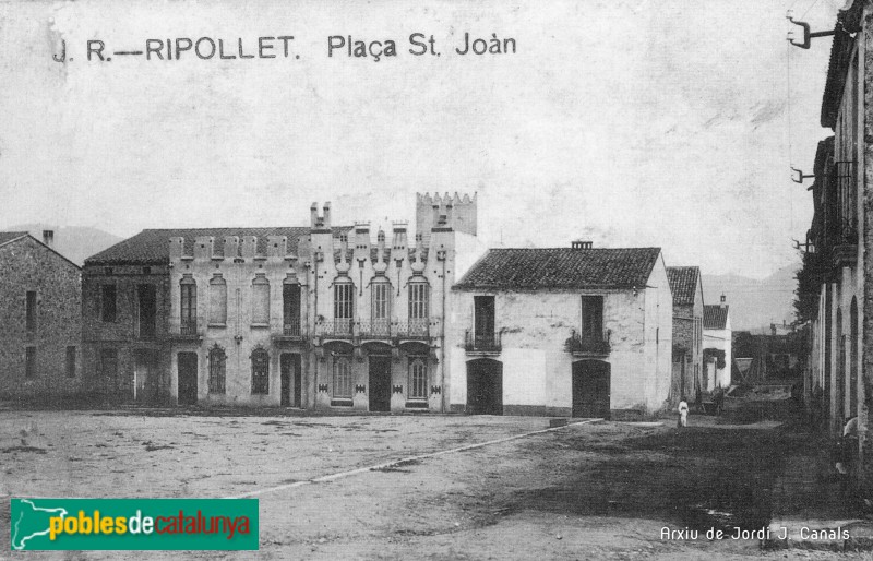 Ripollet - Can Magí. Postal dels anys 20 (Arxiu Jordi J. Canals)