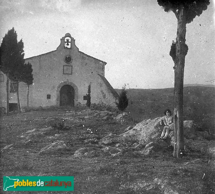 Castellvell del Camp - Ermita de Santa Anna (Foto: <i>Josep Salvany -Fons Salvany. Biblioteca de Catalunya-</i>, 1924) Castellvell del Camp - Ermita de Santa Anna