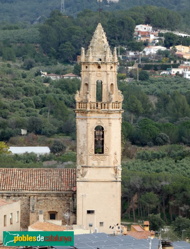 Maspujols - Església de Santa Maria Assumpta. Campanar