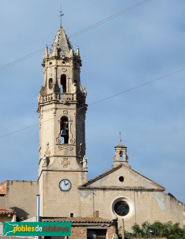 Maspujols - Església de Santa Maria Assumpta. Campanar