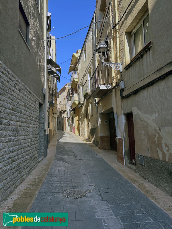 Les Borges del Camp - Un carrer del nucli antic