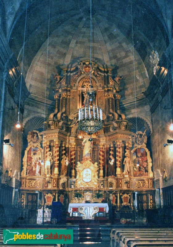 L'Aleixar - Església de Sant Martí. Retaule