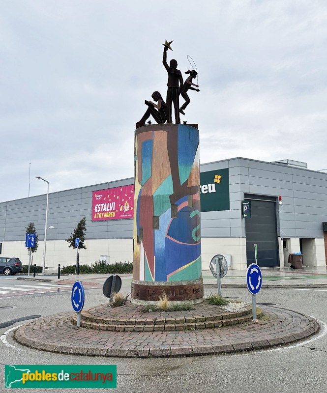 Cassà de la Selva - Monument a la Salle