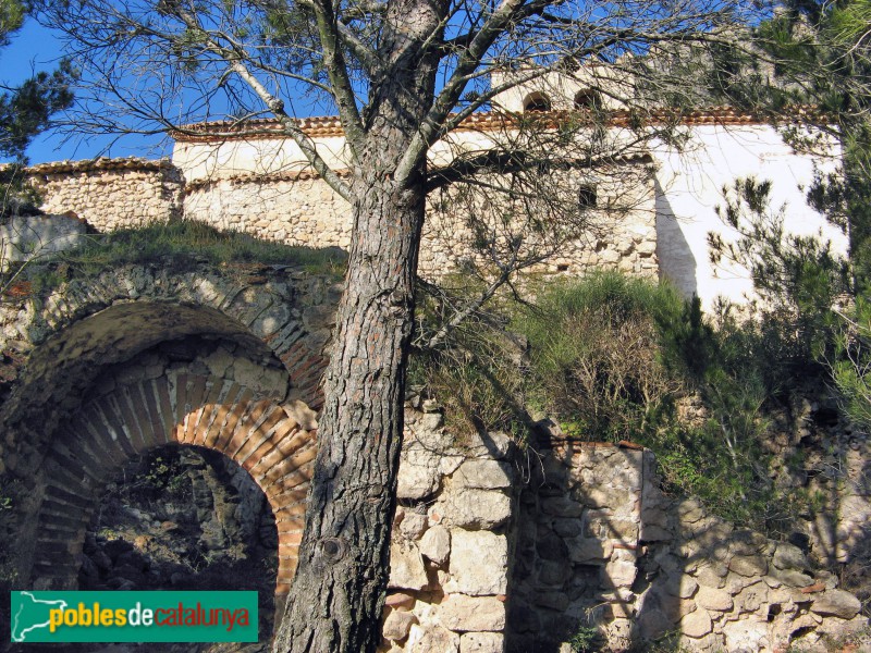 El Montmell - Restes del poble del Montmell