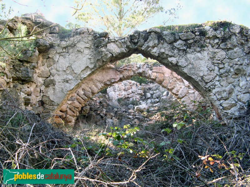 El Montmell - Restes del poble del Montmell