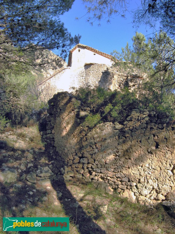 El Montmell - Restes del poble del Montmell